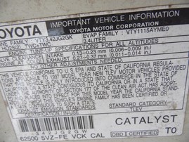 1997 TOYOTA T100 WHITE XTRA CAB 3.4L AT 4WD Z19479